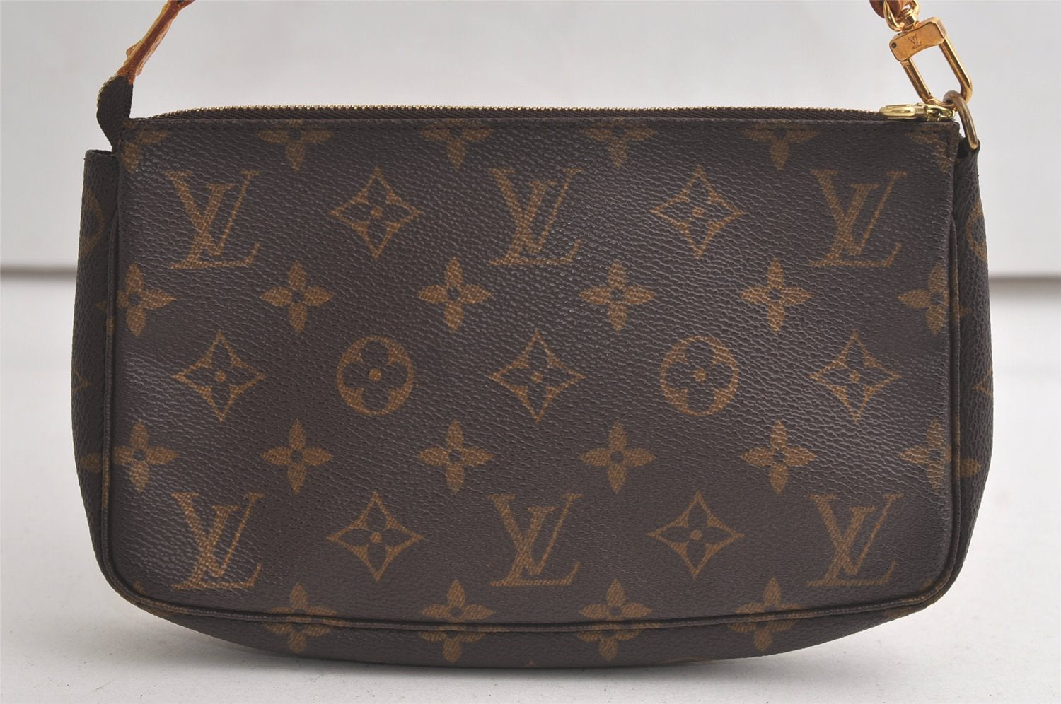 Authentic Louis Vuitton Monogram Pochette Accessoires Pouch M51980 LV 6112K