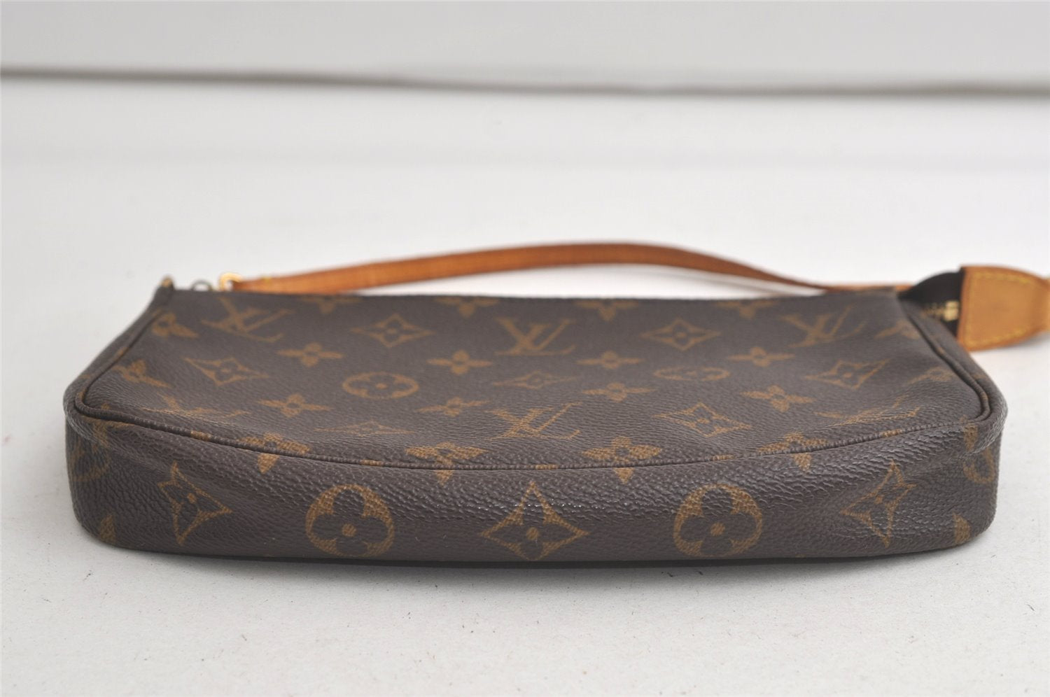 Authentic Louis Vuitton Monogram Pochette Accessoires Pouch M51980 LV 6112K