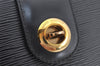 Authentic Louis Vuitton Epi Cluny Shoulder Bag Purse Black M52252 LV 6113J