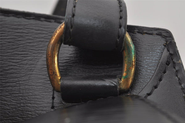 Authentic Louis Vuitton Epi Cluny Shoulder Bag Purse Black M52252 LV 6113J