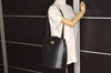 Authentic Louis Vuitton Epi Cluny Shoulder Bag Purse Black M52252 LV 6113J