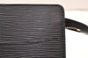 Authentic Louis Vuitton Epi Pochette Homme Clutch Hand Bag Black M52522 LV 6113K