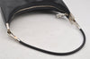 Authentic GUCCI Vintage Shoulder Bag Purse Leather 0013814 Black 6115J