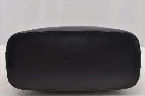 Authentic GUCCI Vintage Shoulder Bag Purse Leather 0013814 Black 6115J