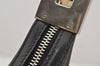Authentic GUCCI Vintage Shoulder Bag Purse Leather 0013814 Black 6115J