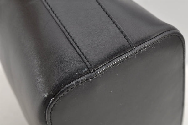 Authentic GUCCI Vintage Shoulder Bag Purse Leather 0013814 Black 6115J