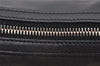 Authentic GUCCI Vintage Shoulder Bag Purse Leather 0013814 Black 6115J