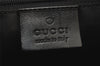 Authentic GUCCI Vintage Shoulder Bag Purse Leather 0013814 Black 6115J