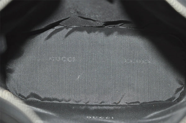 Authentic GUCCI Vintage Shoulder Bag Purse Leather 0013814 Black 6115J