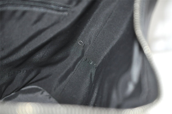 Authentic GUCCI Vintage Shoulder Bag Purse Leather 0013814 Black 6115J