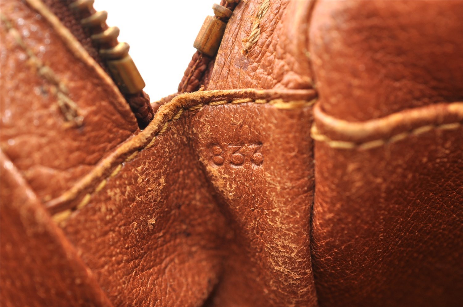 Authentic Louis Vuitton Monogram Pochette Sport Clutch Hand Bag Old Model 6116I