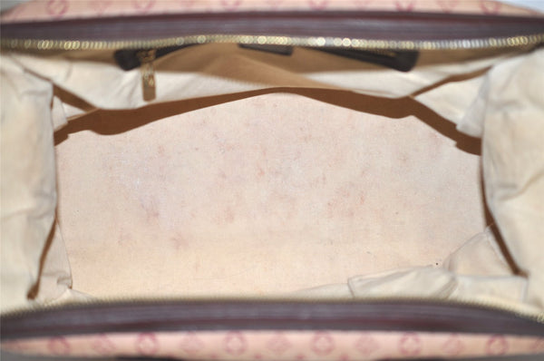 Authentic Louis Vuitton Monogram Mini Josephine GM Hand Bag Pink M92213 LV 6119I