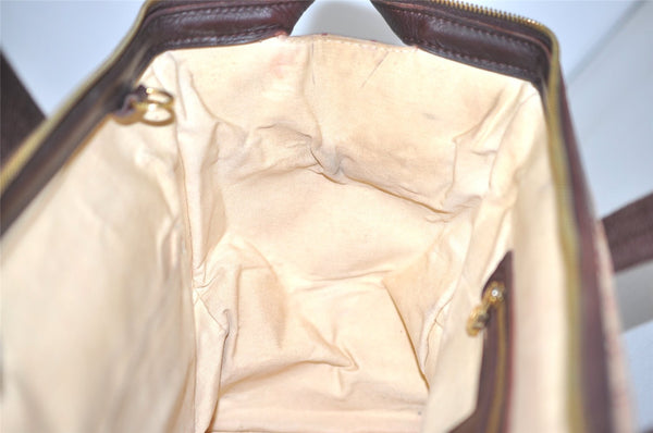 Authentic Louis Vuitton Monogram Mini Josephine GM Hand Bag Pink M92213 LV 6119I