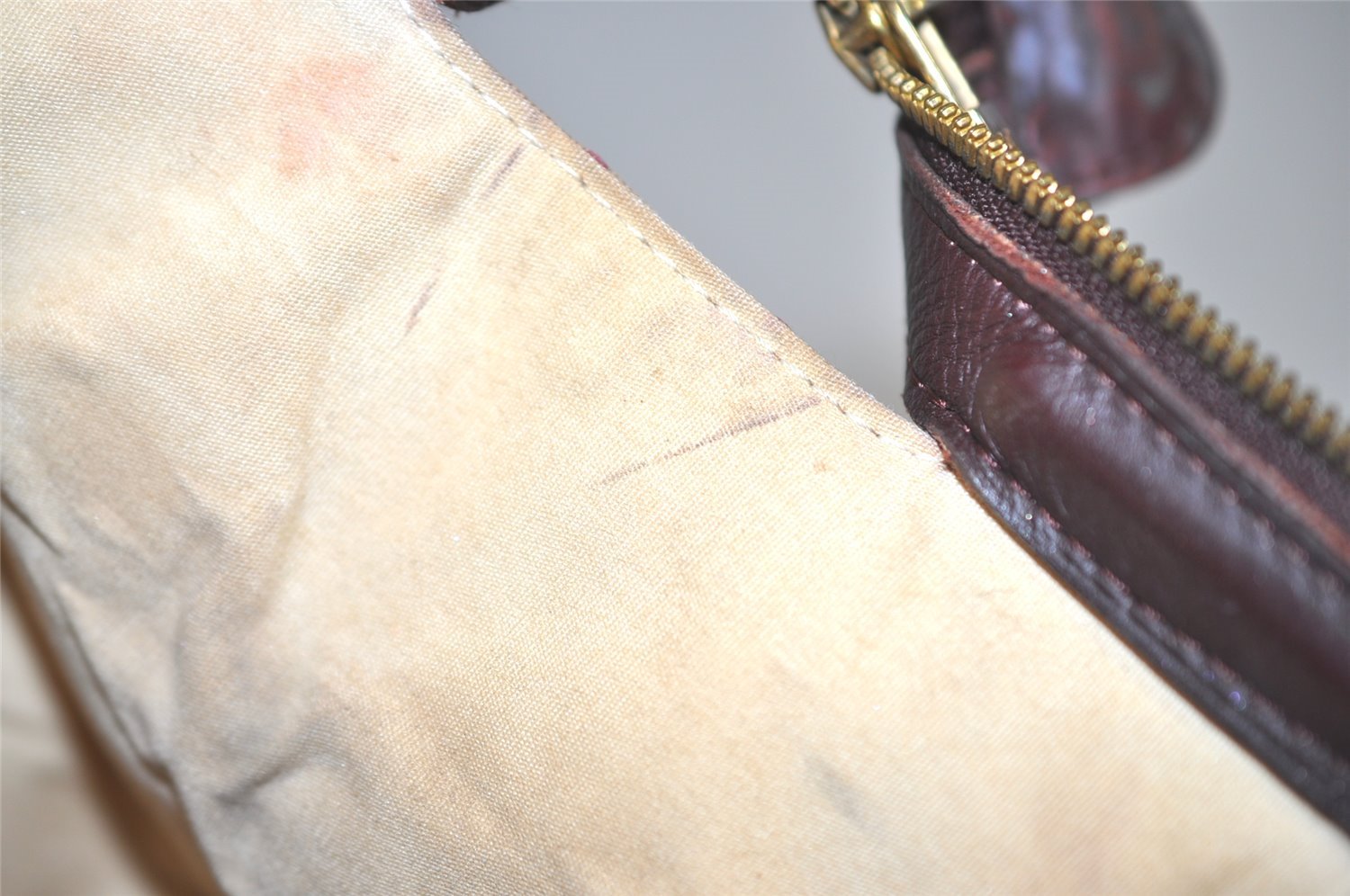 Authentic Louis Vuitton Monogram Mini Josephine GM Hand Bag Pink M92213 LV 6119I