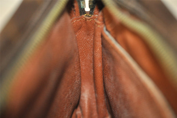 Authentic Louis Vuitton Monogram Compiegne 23 Clutch Hand Bag M51847 Junk 6120I