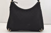 Authentic GUCCI Abbey Shoulder Hand Bag GG Canvas Leather 130737 Black 6120J