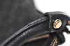 Authentic GUCCI Abbey Shoulder Hand Bag GG Canvas Leather 130737 Black 6120J
