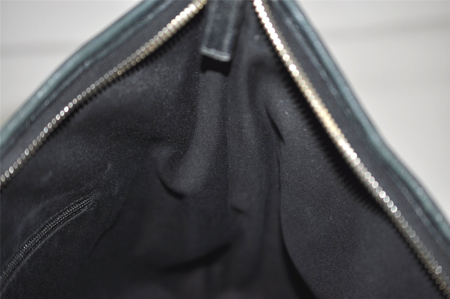 Authentic GUCCI Abbey Shoulder Hand Bag GG Canvas Leather 130737 Black 6120J