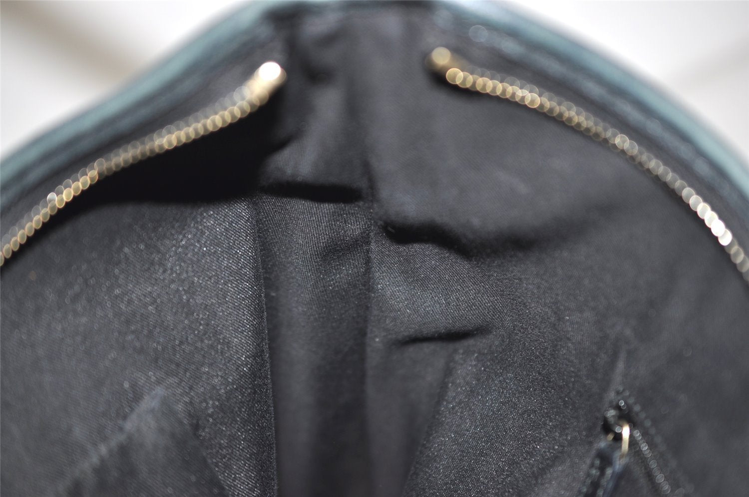 Authentic GUCCI Abbey Shoulder Hand Bag GG Canvas Leather 130737 Black 6120J