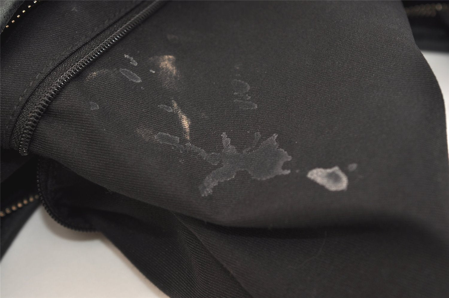 Authentic GUCCI Abbey Shoulder Hand Bag GG Canvas Leather 130737 Black 6120J