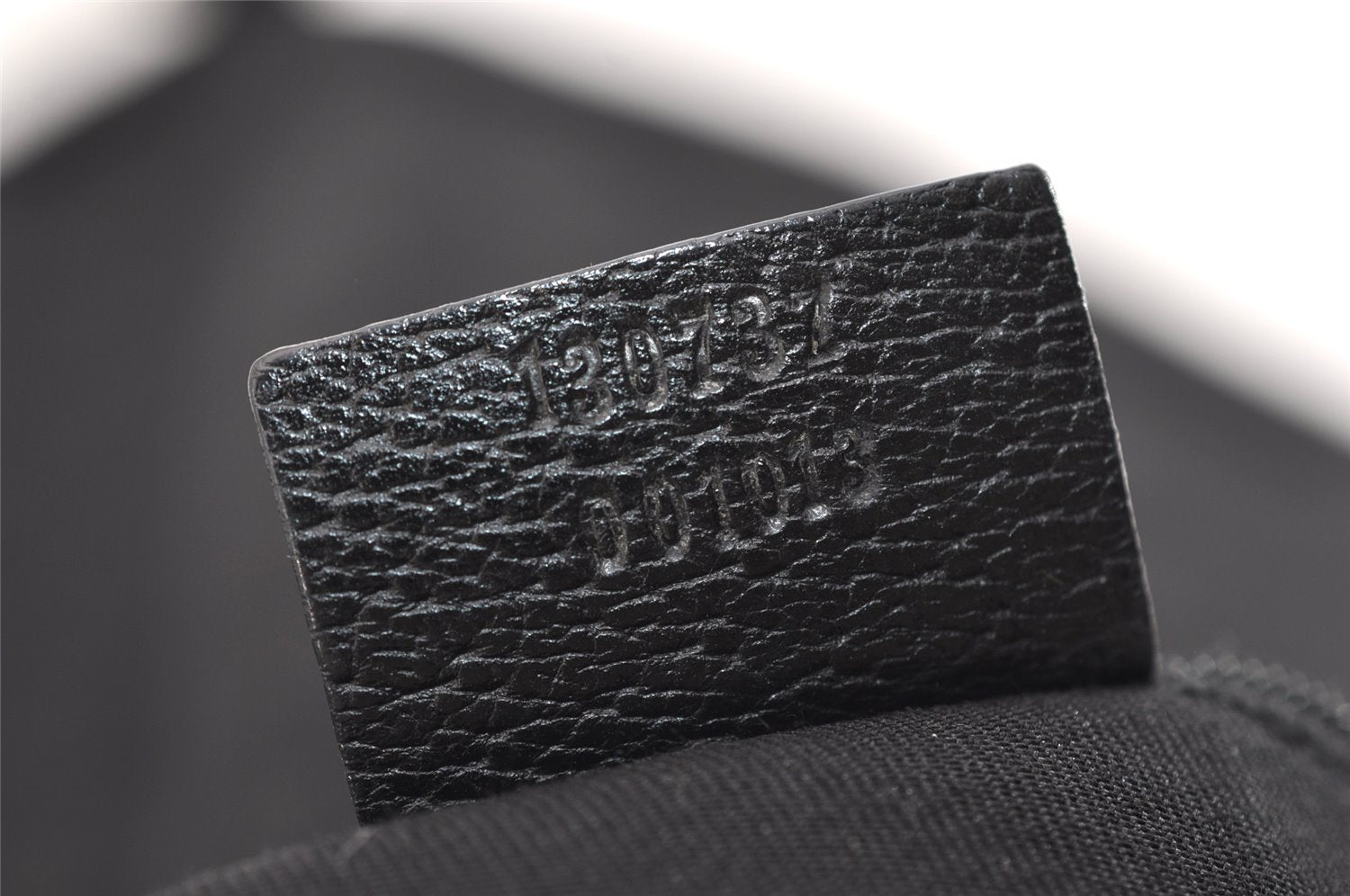 Authentic GUCCI Abbey Shoulder Hand Bag GG Canvas Leather 130737 Black 6120J