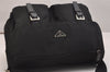 Authentic PRADA Vela Nylon Tessuto Leather Shoulder Cross Bag B1738 Black 6121J