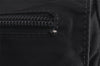 Authentic PRADA Vela Nylon Tessuto Leather Shoulder Cross Bag B1738 Black 6121J