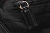 Authentic PRADA Vela Nylon Tessuto Leather Shoulder Cross Bag B1738 Black 6121J