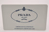 Authentic PRADA Vela Nylon Tessuto Leather Shoulder Cross Bag B1738 Black 6121J