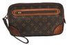 Authentic Louis Vuitton Monogram Marly Dragonne GM M51825 Clutch Hand Bag 6121K