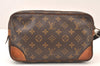 Authentic Louis Vuitton Monogram Marly Dragonne GM M51825 Clutch Hand Bag 6121K