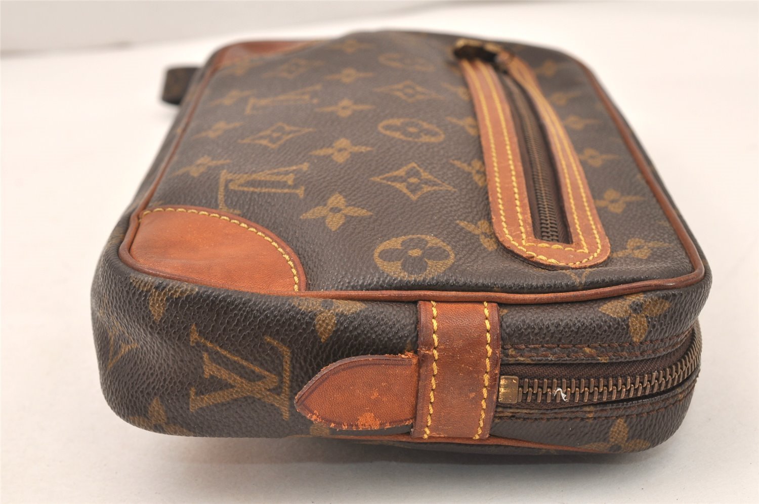 Authentic Louis Vuitton Monogram Marly Dragonne GM M51825 Clutch Hand Bag 6121K