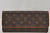 Authentic Louis Vuitton Monogram Pochette Twin GM Shoulder Bag M51852 LV 6122J