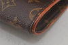 Authentic Louis Vuitton Monogram Pochette Twin GM Shoulder Bag M51852 LV 6122J