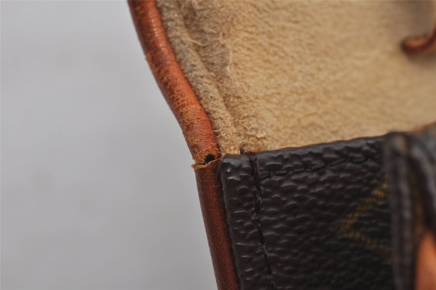 Authentic Louis Vuitton Monogram Pochette Twin GM Shoulder Bag M51852 LV 6122J