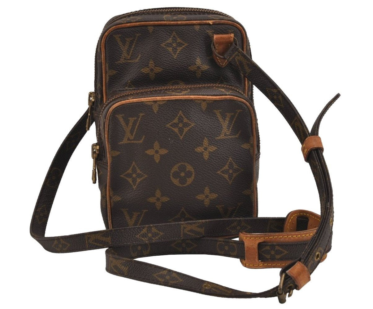 Authentic Louis Vuitton Monogram Mini Amazone Shoulder Cross Bag M45238 LV 6123J