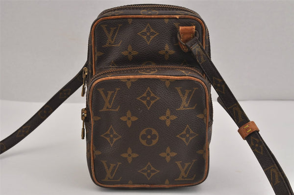 Authentic Louis Vuitton Monogram Mini Amazone Shoulder Cross Bag M45238 LV 6123J