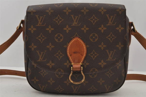Authentic Louis Vuitton Monogram Saint Cloud GM M51242 Shoulder Cross Bag 6124J