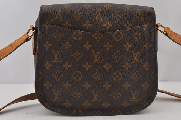 Authentic Louis Vuitton Monogram Saint Cloud GM M51242 Shoulder Cross Bag 6124J