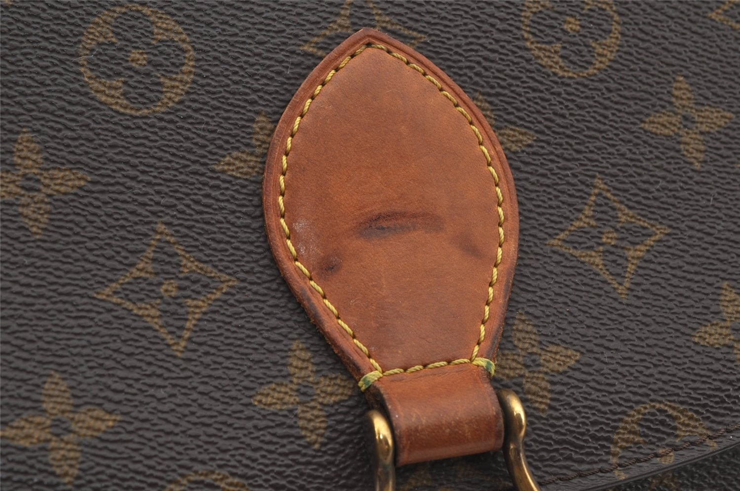 Authentic Louis Vuitton Monogram Saint Cloud GM M51242 Shoulder Cross Bag 6124J