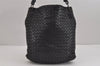 Authentic BOTTEGA VENETA Intrecciato Leather Shoulder Hand Bag Purse Black 6125J