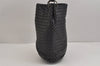 Authentic BOTTEGA VENETA Intrecciato Leather Shoulder Hand Bag Purse Black 6125J