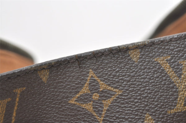 Authentic Louis Vuitton Monogram Popincourt Hand Bag M40009 LV 6126I