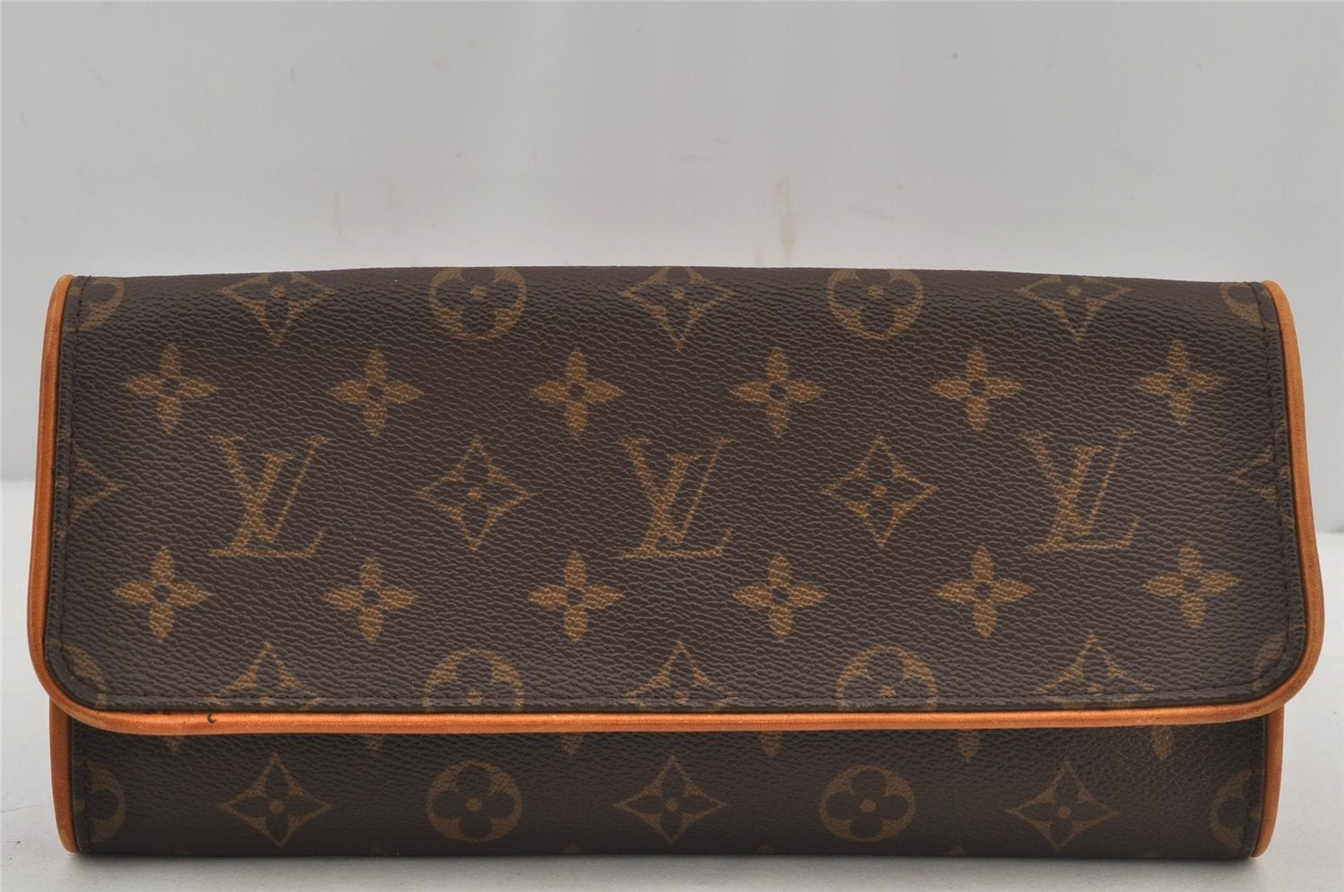 Authentic Louis Vuitton Monogram Pochette Twin GM Shoulder Bag M51852 LV 6126J