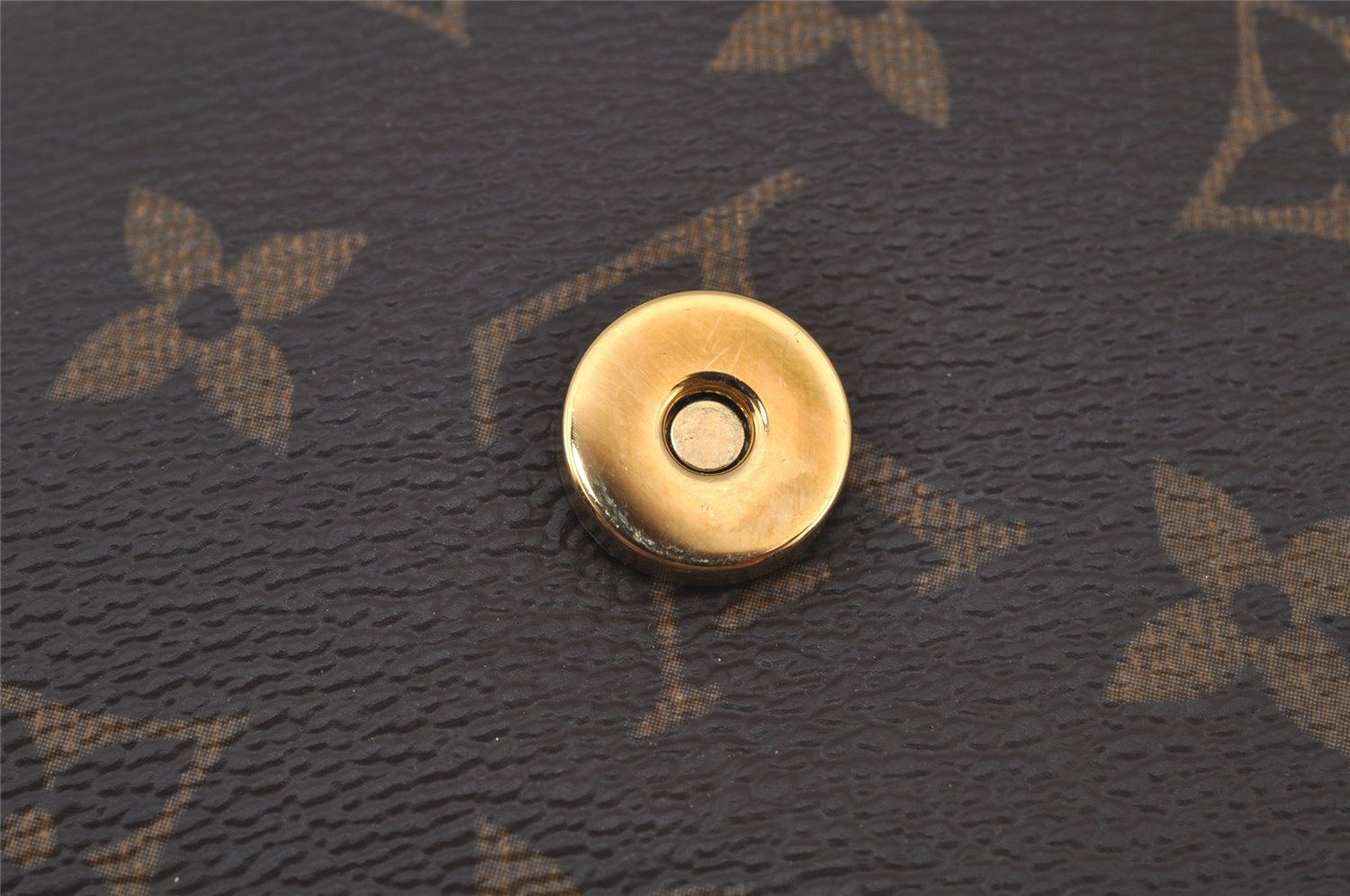 Authentic Louis Vuitton Monogram Pochette Twin GM Shoulder Bag M51852 LV 6126J