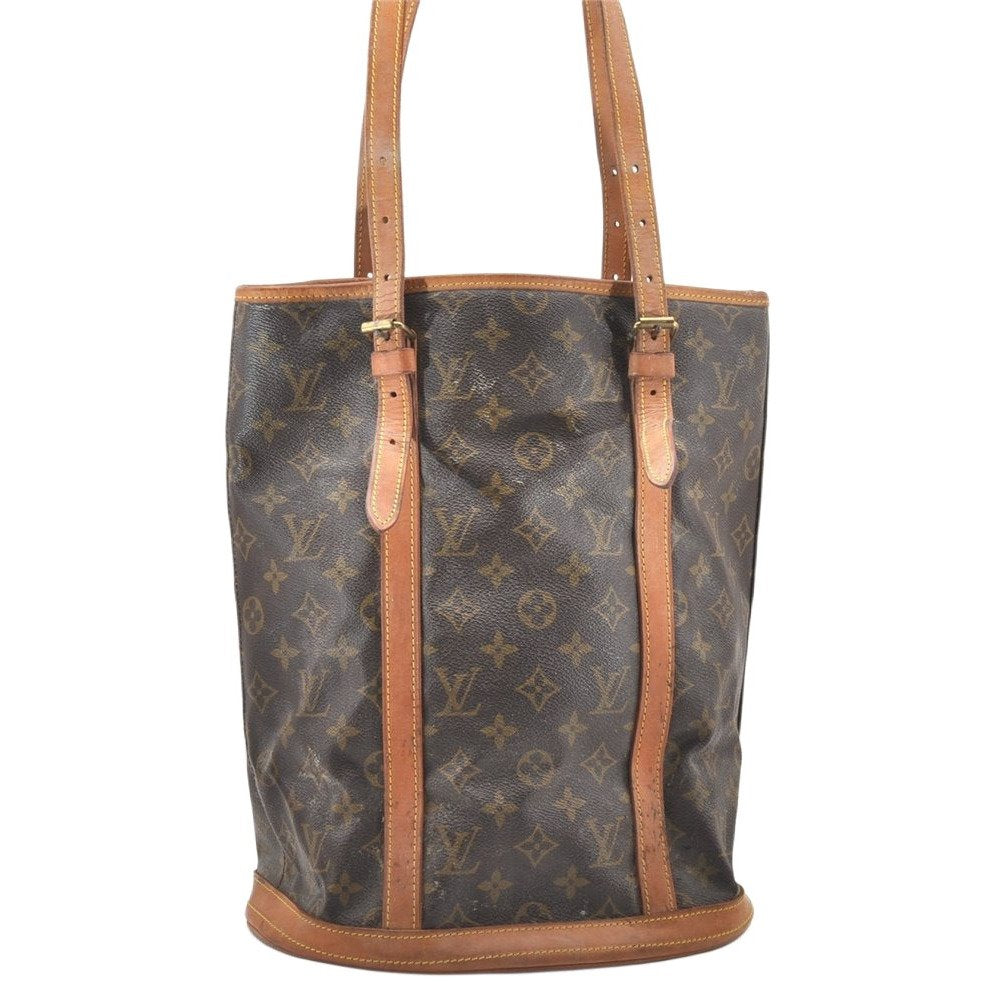 Authentic Louis Vuitton Monogram Bucket GM Shoulder Tote Bag Old Model LV 6126K