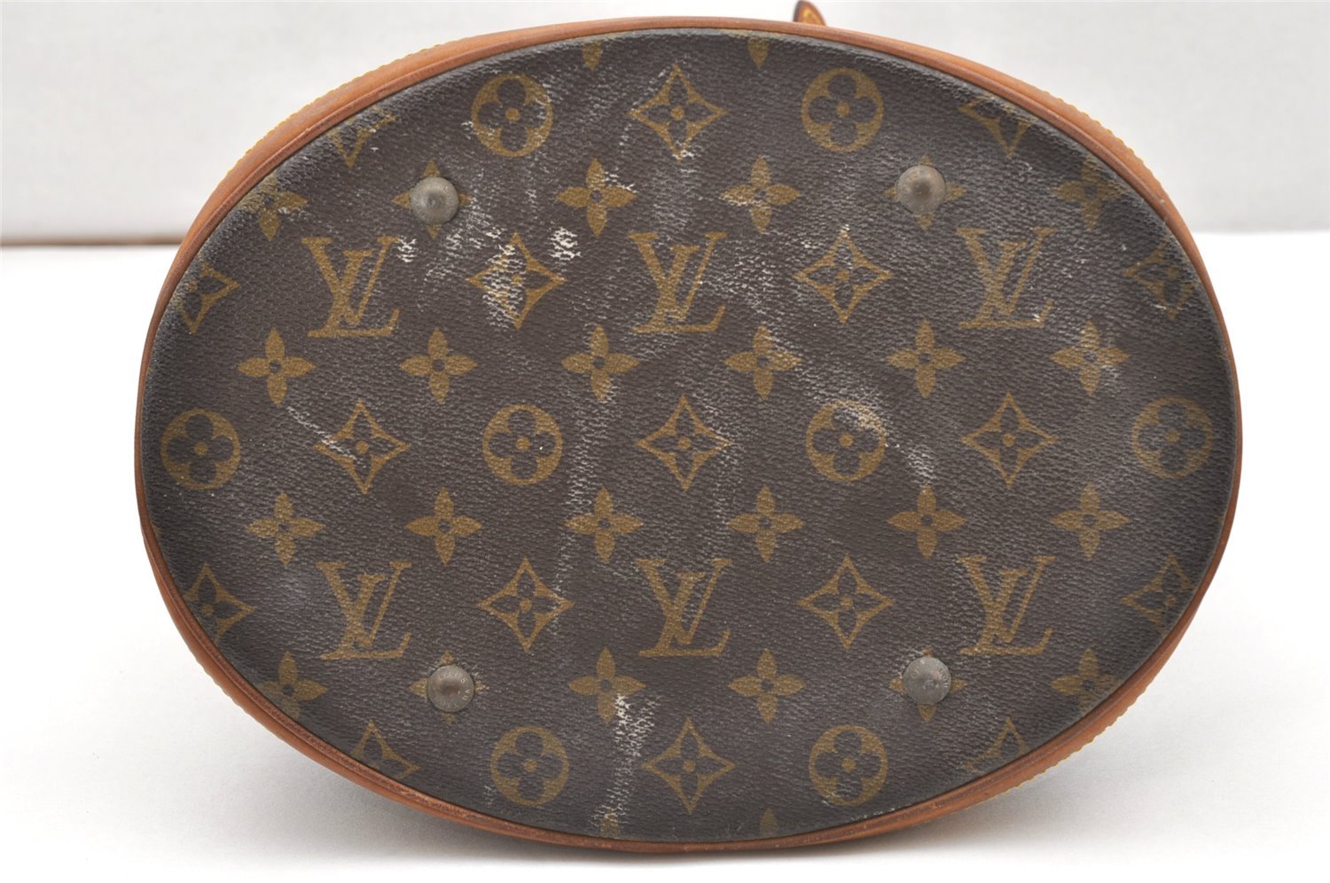 Authentic Louis Vuitton Monogram Bucket GM Shoulder Tote Bag Old Model LV 6126K