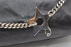 Authentic Christian Dior Vintage Hand Boston Bag Purse Leather Black CD 6128K