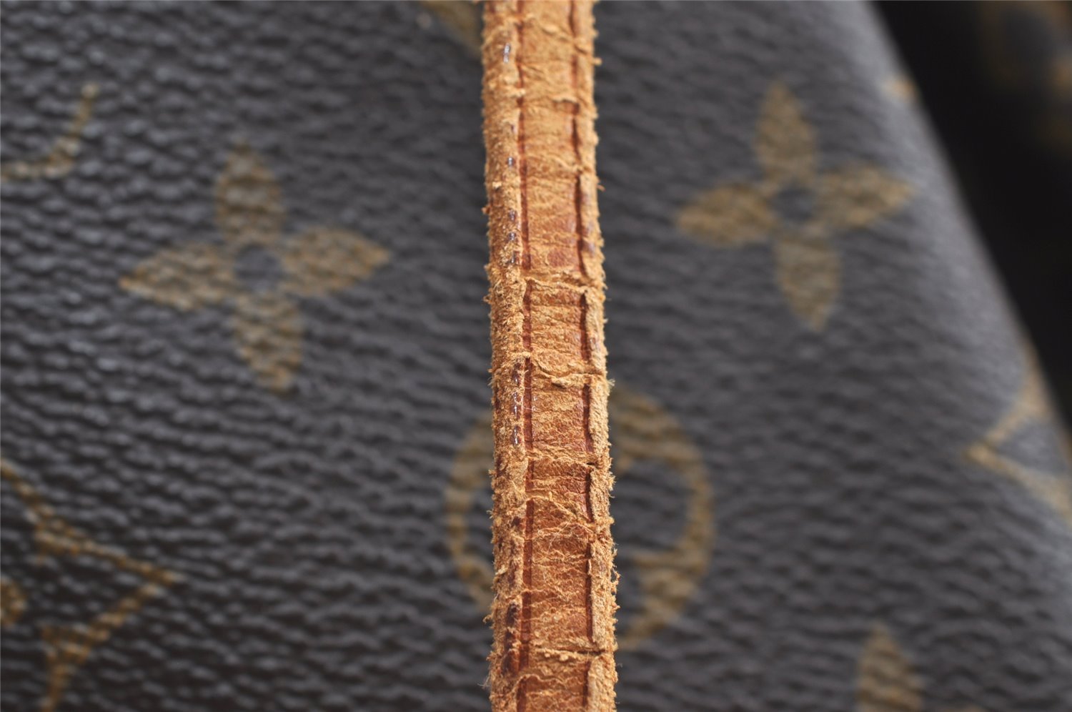 Authentic Louis Vuitton Monogram Petit Noe M42226 Shoulder Drawstring Bag 6129I