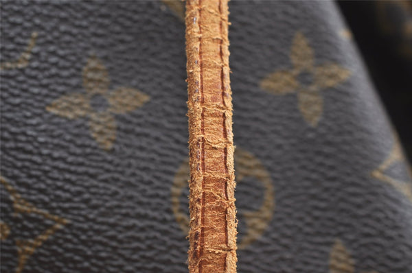 Authentic Louis Vuitton Monogram Petit Noe M42226 Shoulder Drawstring Bag 6129I